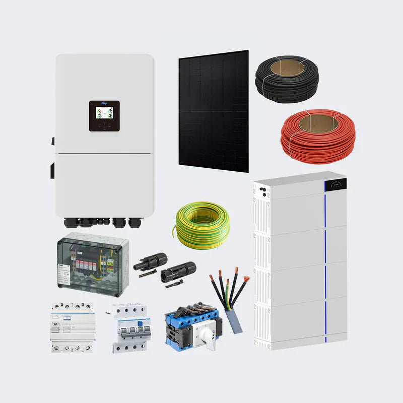 Komplettanlage Deye AI-W 15,3 kWh, 10,80 kWp  Batteriespeicher Deye SUN-10K-SG05LP3-EU Wechselrichter
