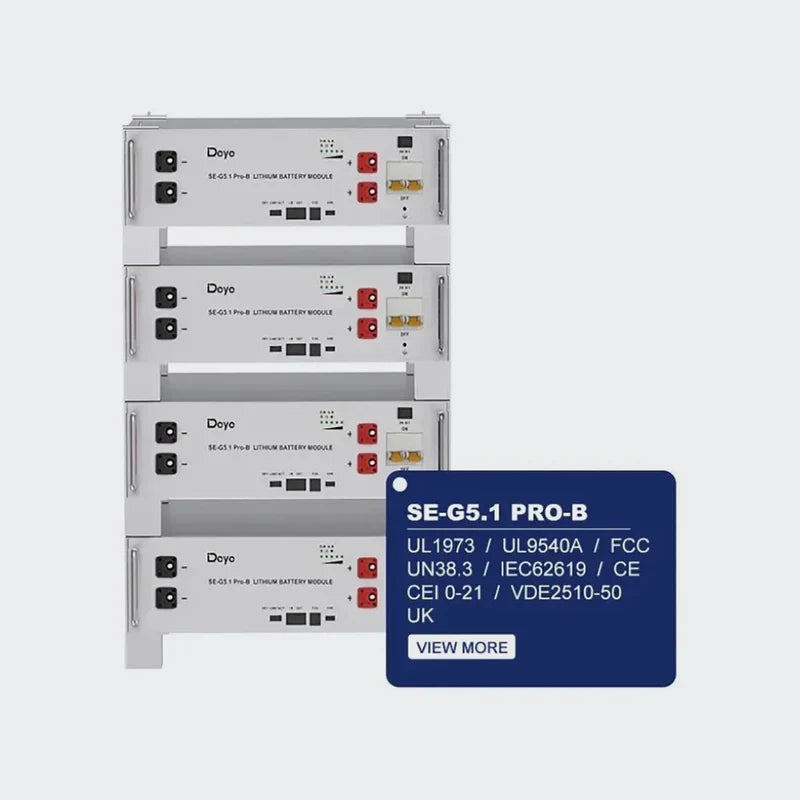 DEYE 5,12kWh Photovoltaik Speicher SE-G5.1 Pro-B 48V Lifepo4 Akku