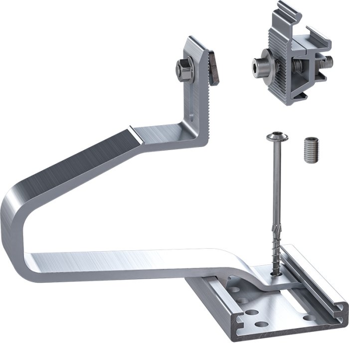 Aerocompact Dachhaken Alu doppelt verstellbar · 4er-Pack