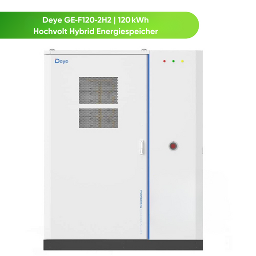 Deye GE-120 Speicherschrank, inkl. 50 kW Deye HV Hybrid vorverkabelt