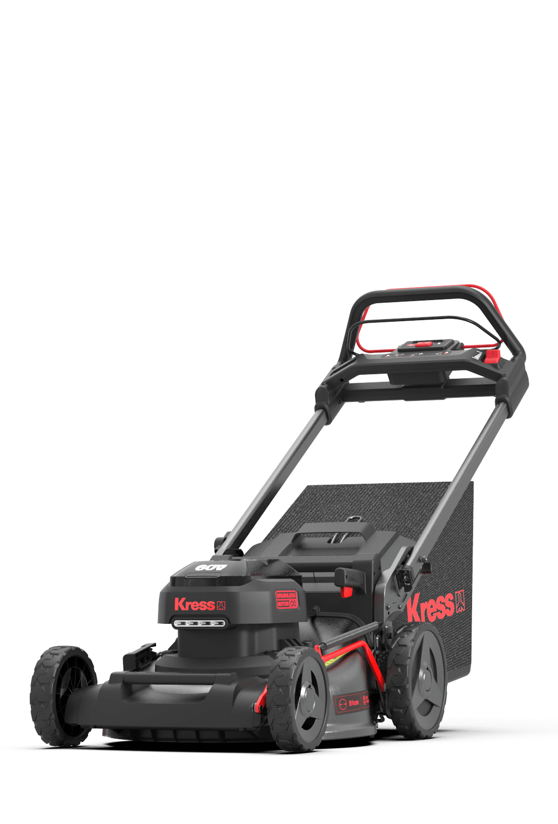 Kress 60 V Profi-Rasenmäher 51 cm selbstfahrend KG760E.9